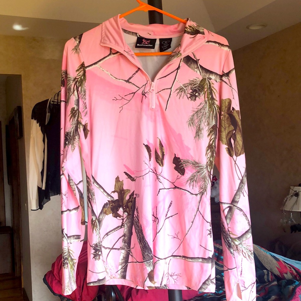 Bushmaster camouflage long sleeve With thumb holes at bottom